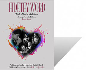 Hide Thy Word In My Heart (Sheet Music)