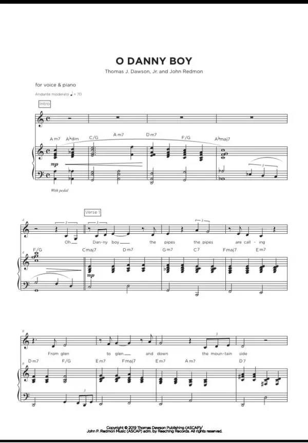 O Danny Boy (Sheet Music) - Image 2